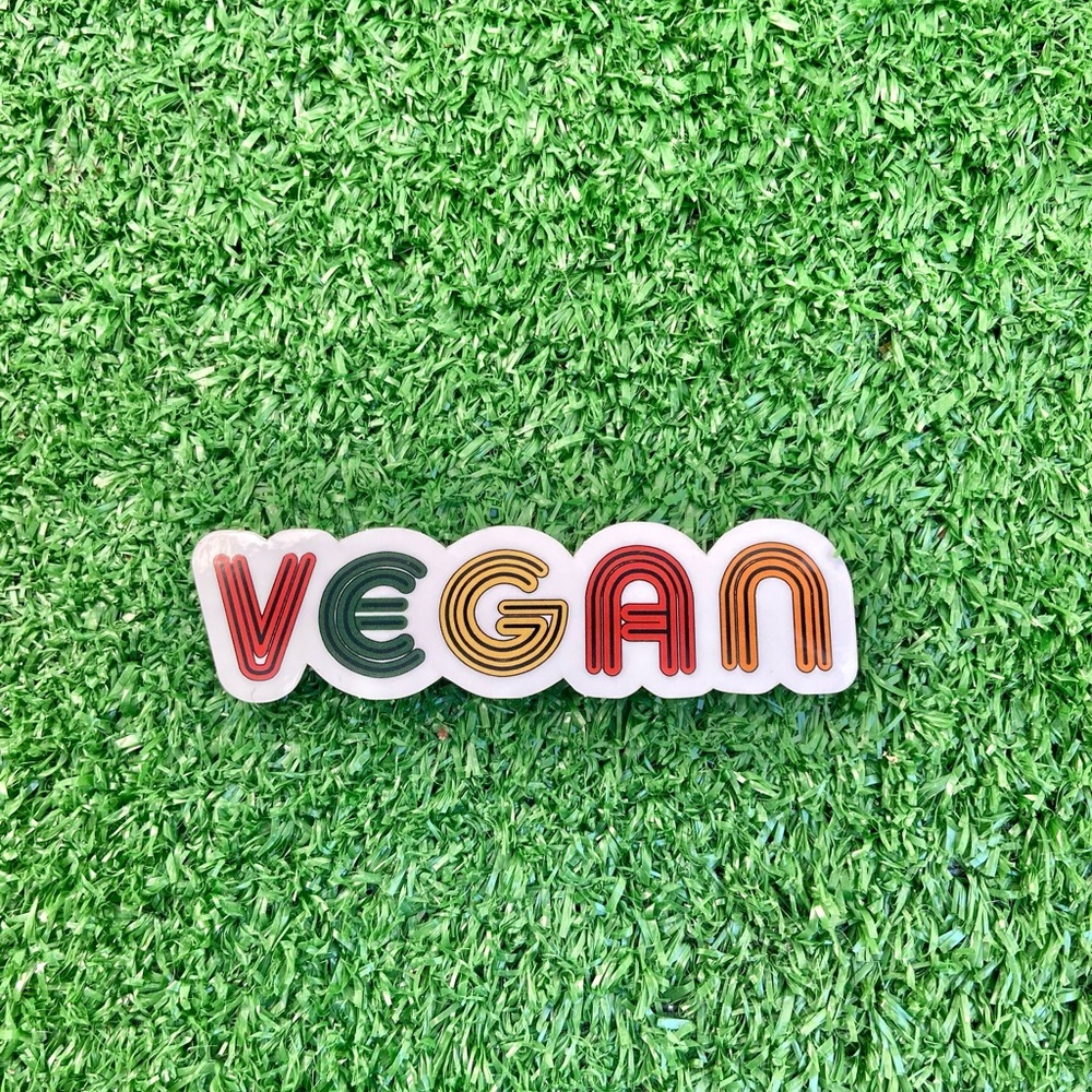 Vegan custom stickers